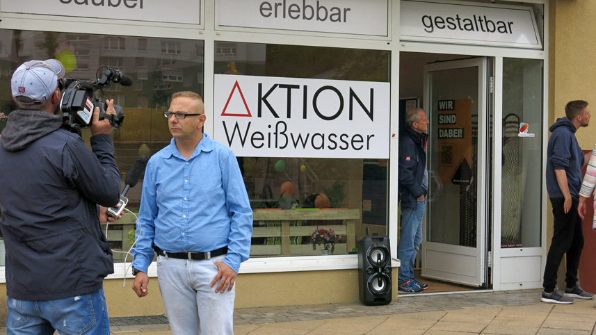 Aktion WSW - Büro-Eröffnung